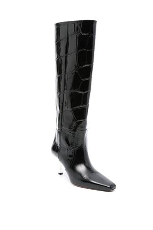 Black calf leather boots PARIS TEXAS | PX1293XCOSMBLACK